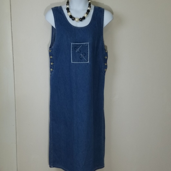 blue jean sundress